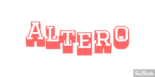 Altero Tekst effect