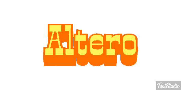 Altero Tekst effect