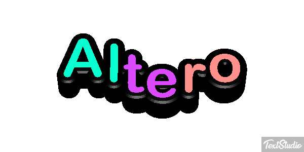 Altero Tekst effect