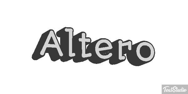 Altero Tekst effect