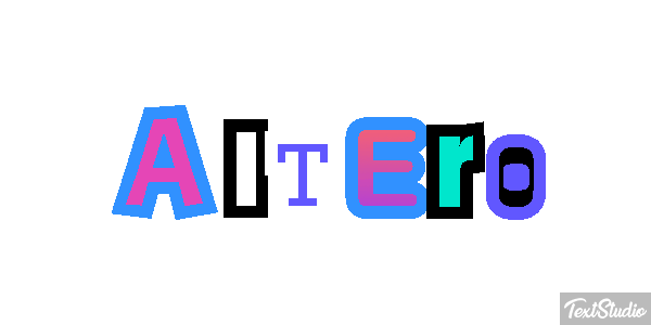 Altero Tekst effect