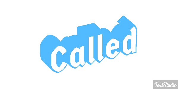 Called Tekst effect