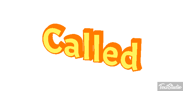 Called Tekst effect