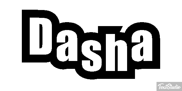 Dasha Text effect