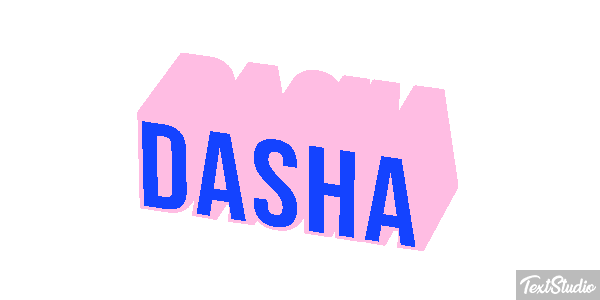 Dasha Text effect