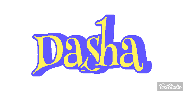 Dasha Text effect