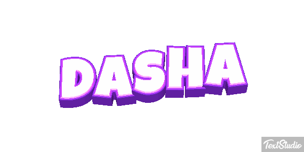 Dasha Text effect