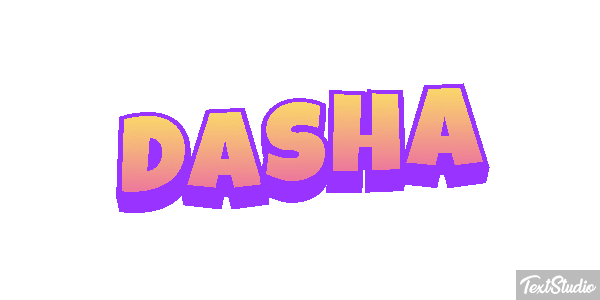 Dasha Text effect