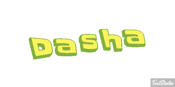 Dasha Text effect