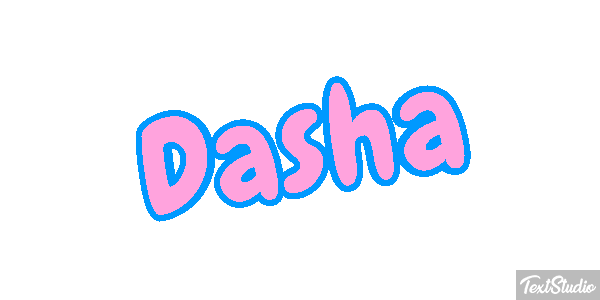 Dasha Text effect