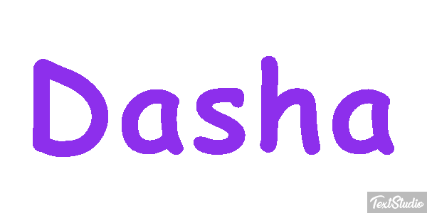 Dasha Text effect