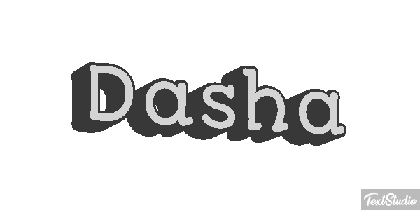 Dasha Text effect