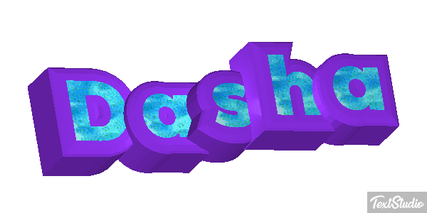 Dasha Text effect