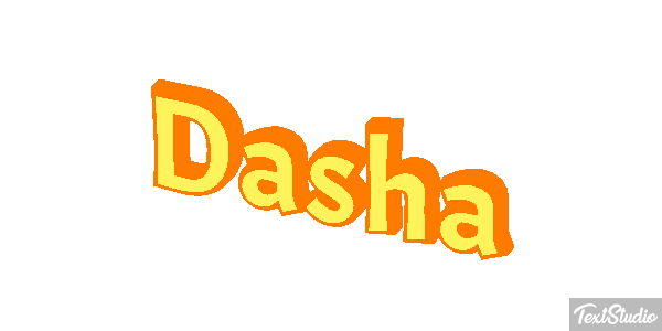 Dasha Text effect