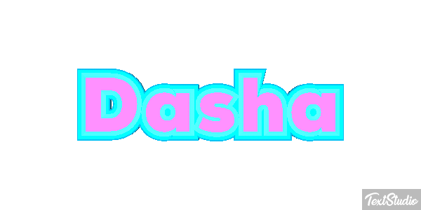 Dasha Text effect