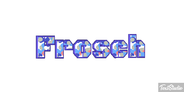 Frosch Texteffekt
