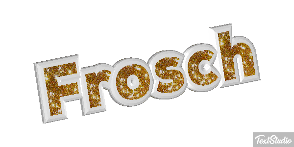 Frosch Texteffekt
