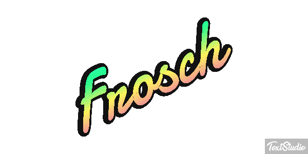 Frosch Texteffekt