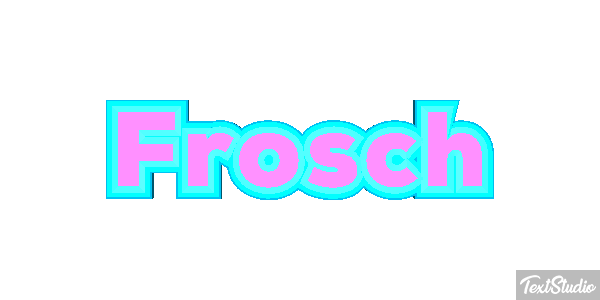 Frosch Texteffekt