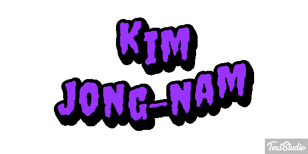 Kim Jong-nam Efecto de texto