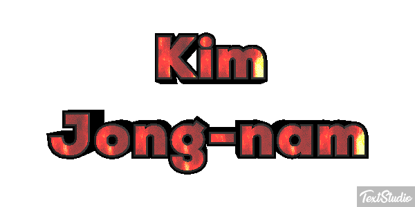 Kim Jong-nam Efecto de texto