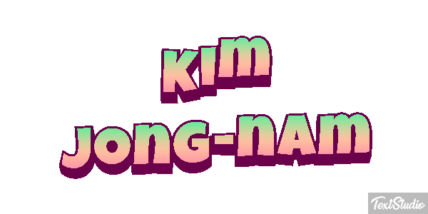 Kim Jong-nam Efecto de texto