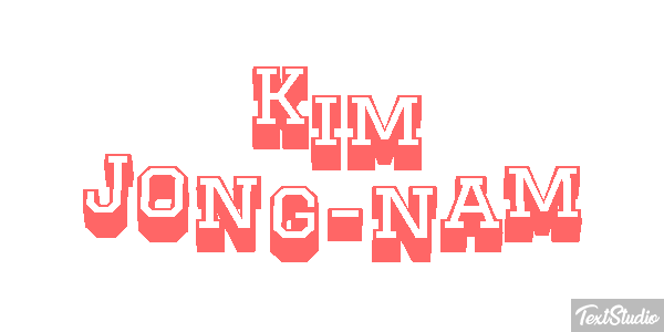 Kim Jong-nam Efecto de texto