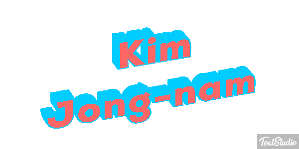 Kim Jong-nam Efecto de texto