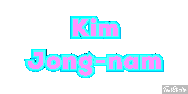 Kim Jong-nam Efecto de texto