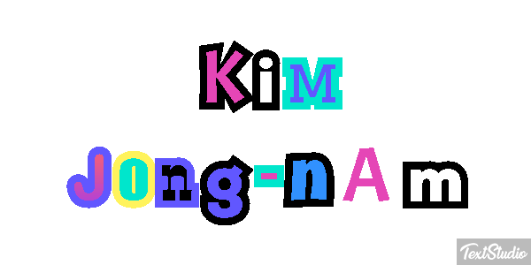 Kim Jong-nam Efecto de texto