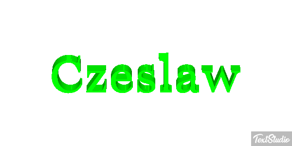 Czesław Efekt tekstowy