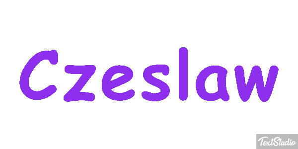 Czesław Efekt tekstowy