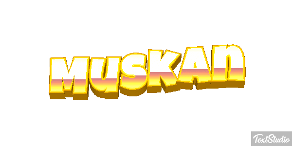 Muskan Text effect
