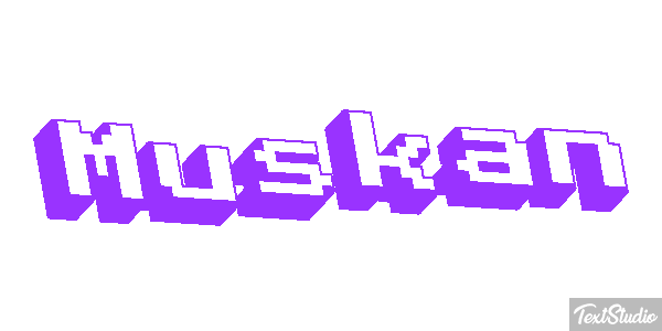 Muskan Text effect