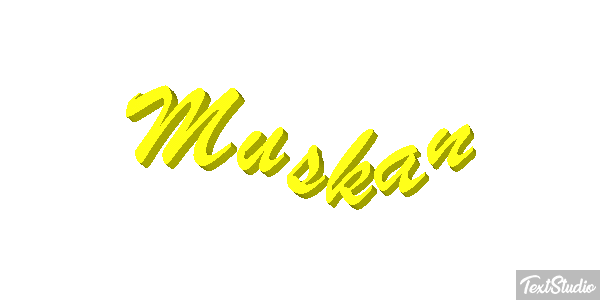 Muskan Text effect