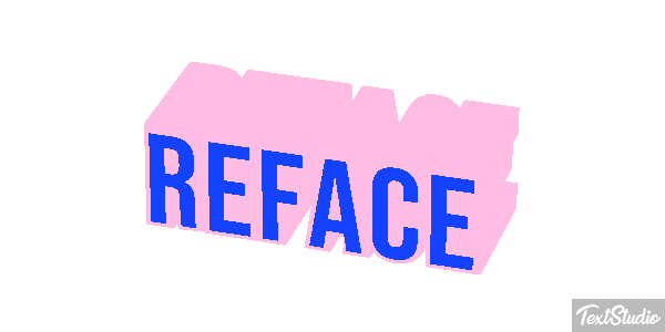Reface Text effect