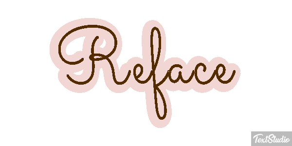 Reface Text effect