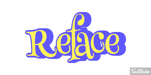 Reface Text effect