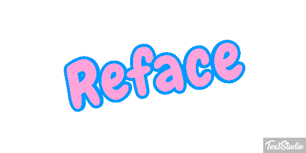Reface Text effect