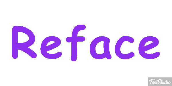 Reface Text effect