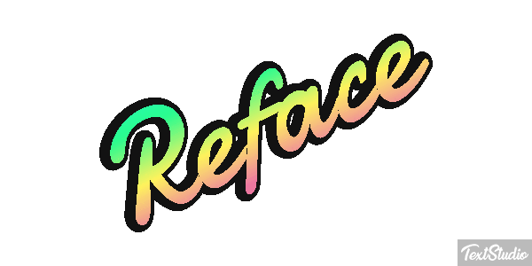 Reface Text effect
