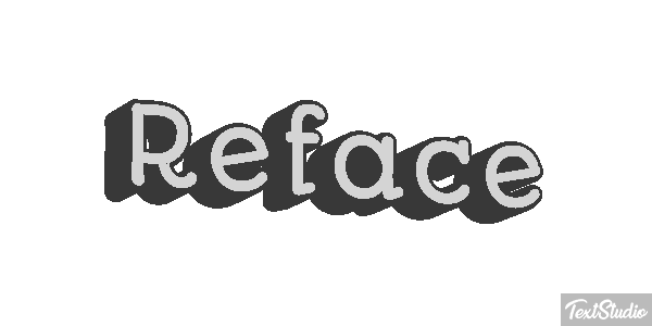Reface Text effect