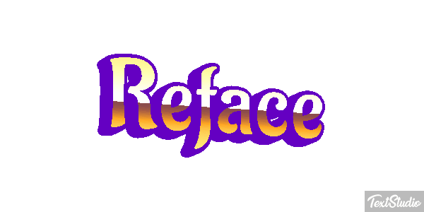 Reface Text effect