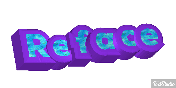 Reface Text effect