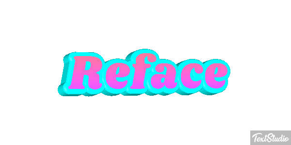 Reface Text effect