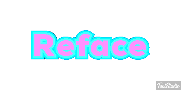 Reface Text effect