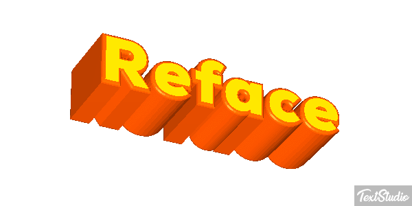 Reface Text effect