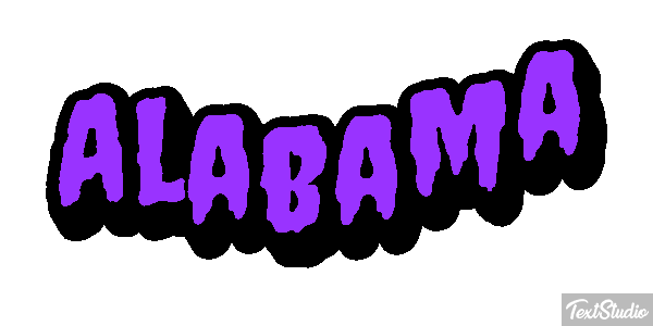 Alabama Text effect
