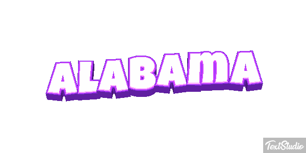 Alabama Text effect