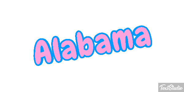 Alabama Text effect